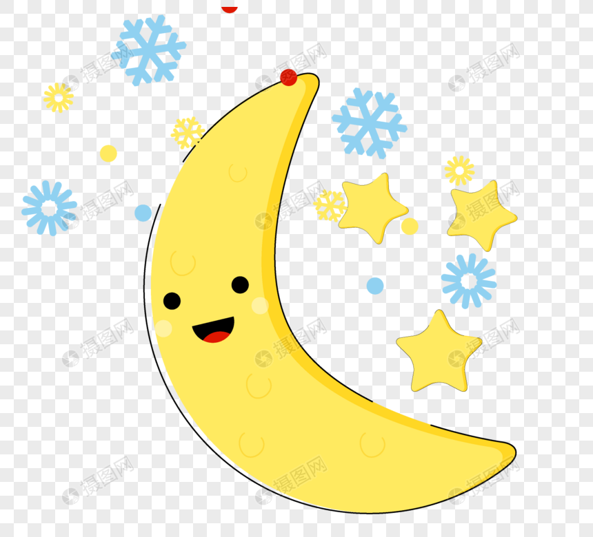 月亮元素素材下载 正版素材 摄图网