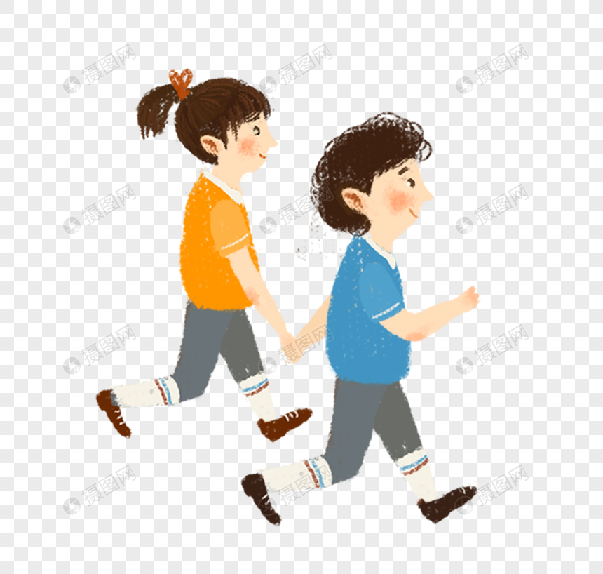 奔跑的孩子图片