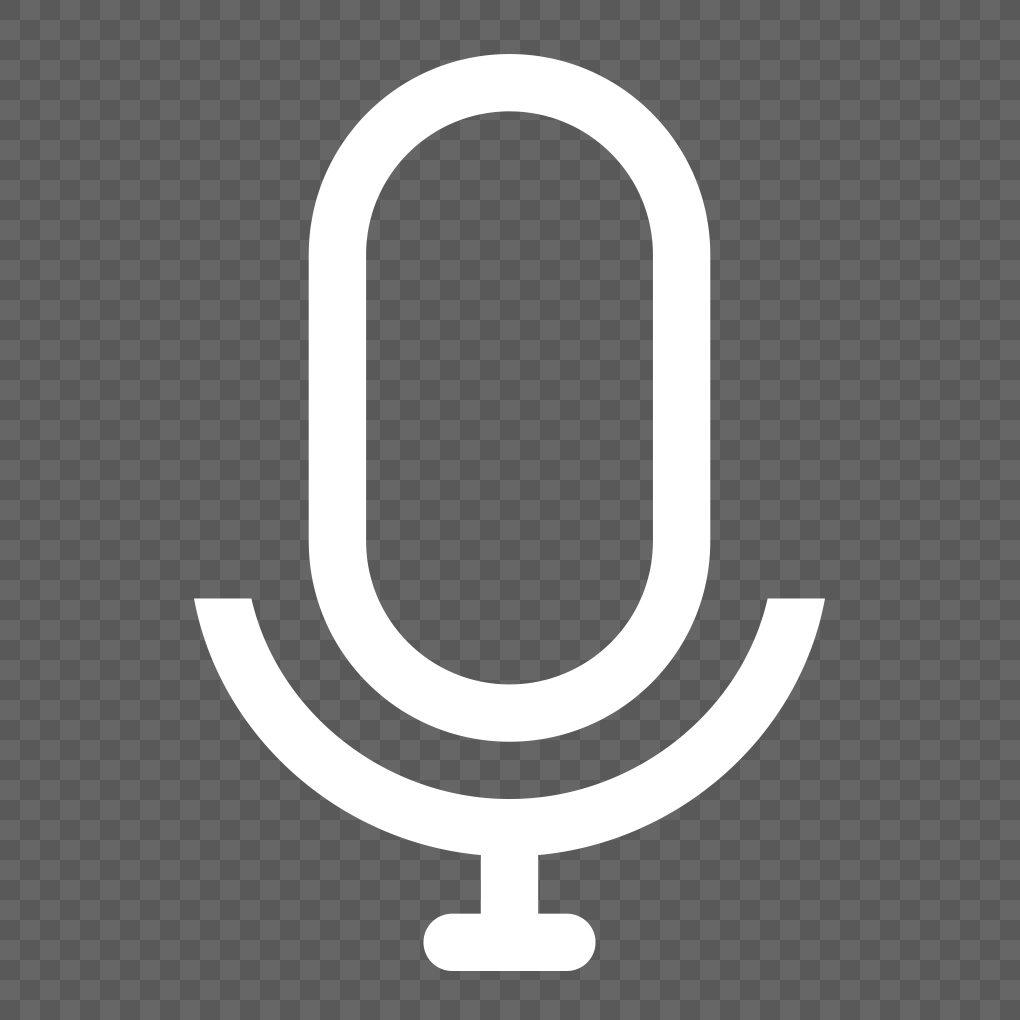 话筒线性图标音量标志