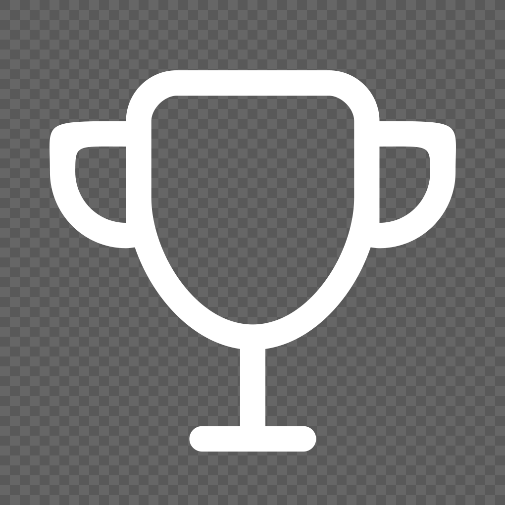 奖杯线性图标