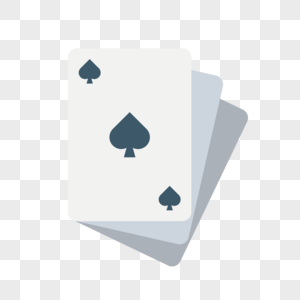 扑克牌填色图标高清图片