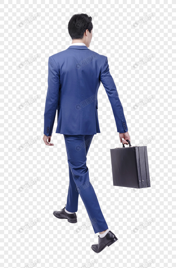商务人士拎包行走