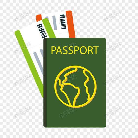 护照元素图片