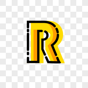 英文字母R字体设计图片