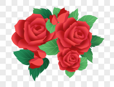 玫瑰花装饰图片