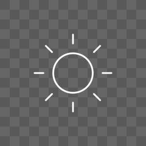 太阳天气图标高清图片