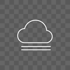 云朵天气图标图片