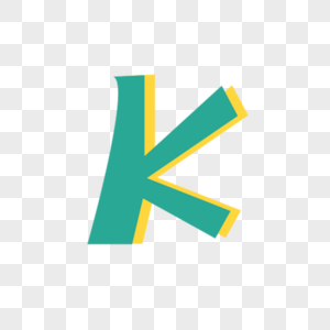 英文K字母字体设计图片