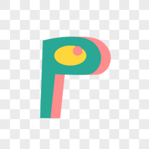 英文字母p字体设计图片