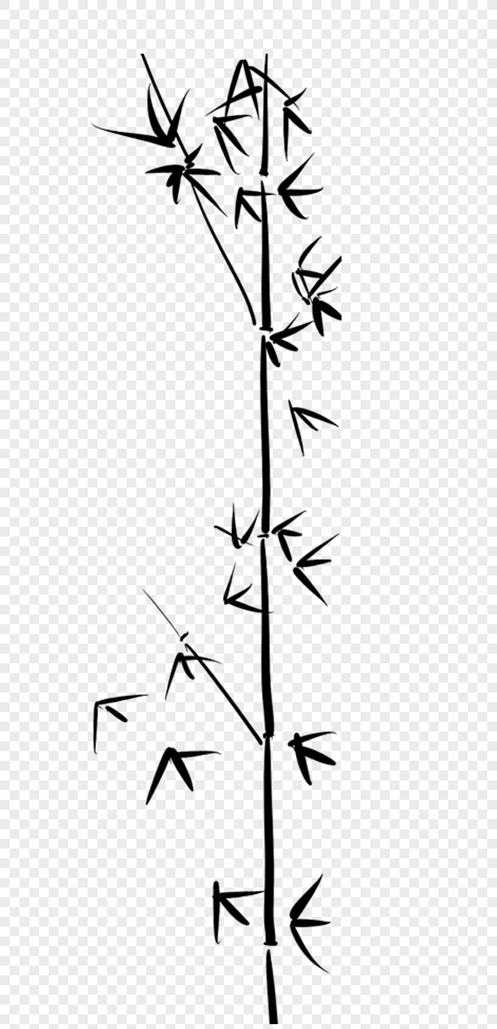 水墨画竹子元素素材下载-正版素材400315586-摄图网