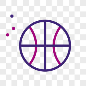篮球线性运动图标高清图片