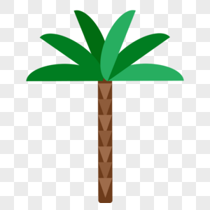 扁平化椰子树图片