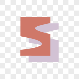 卡通英文s字体设计图片