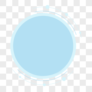 蓝色环形装饰圆圈图片