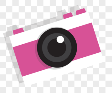粉色照相机图片