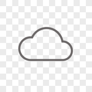 云朵图标图片素材
