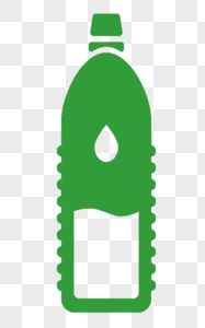 绿色水瓶标志图片