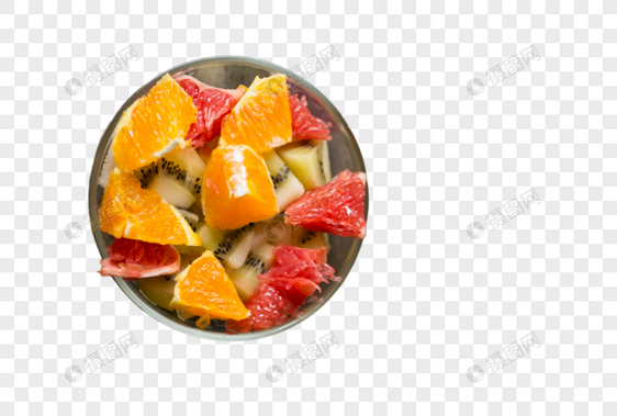 装满水果的碗图片
