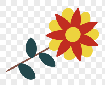 扁平 花摄影图片 扁平 花海报设计模板 扁平 花创意图片 扁平 花插画