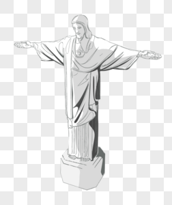 耶稣雕像图片