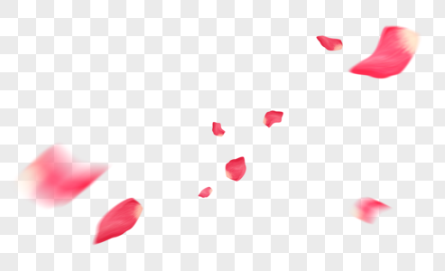情人节花瓣花瓣组合高清图片
