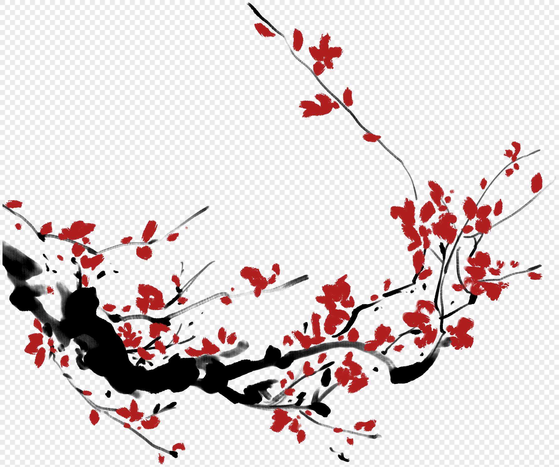 梅花元素素材下载-正版素材400340715-摄图网