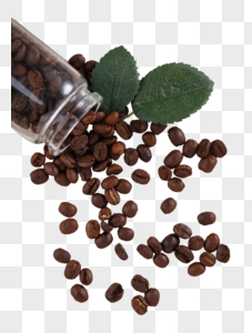 香浓美味的咖啡和咖啡豆高清图片