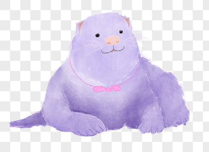 紫色的海狮图片