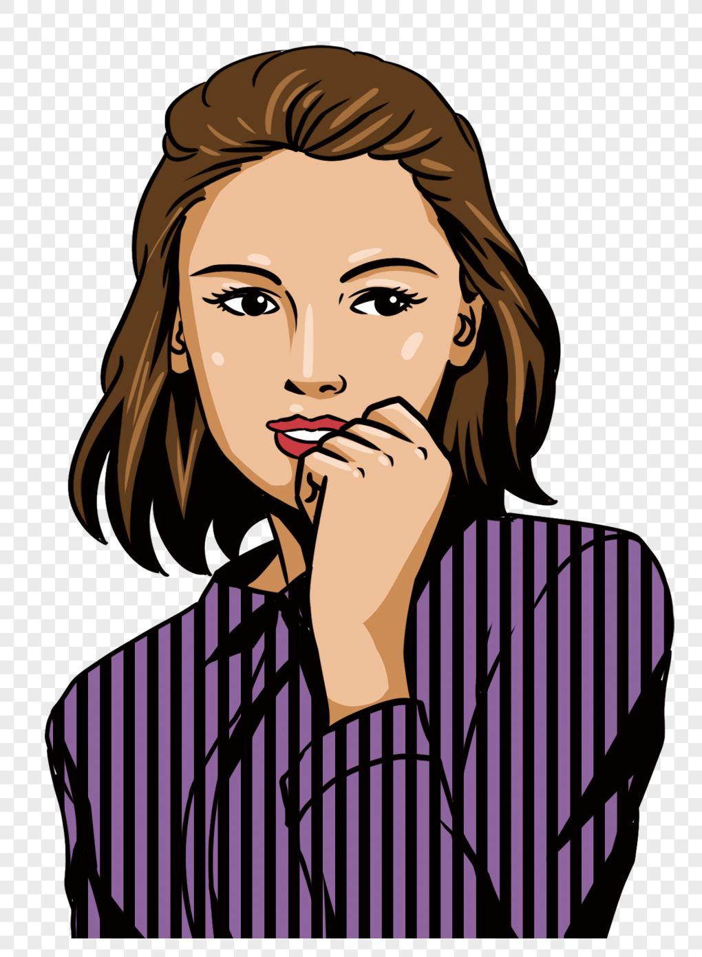 欧美女性元素素材png格式_设计素材免费下载_vrf高清图片400348308