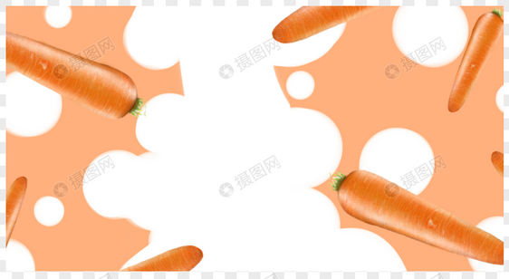 胡萝卜橘色底纹背景图片