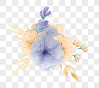 手绘花朵装饰图片