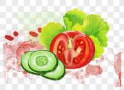 蔬菜插画图片