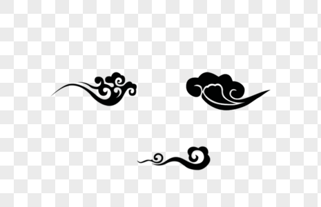 中国风云彩免抠元素-祥云底纹素材-png图片下载-摄图网