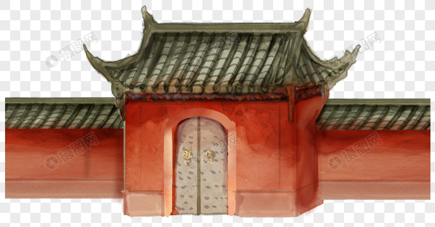 中国风水墨房屋建筑图片