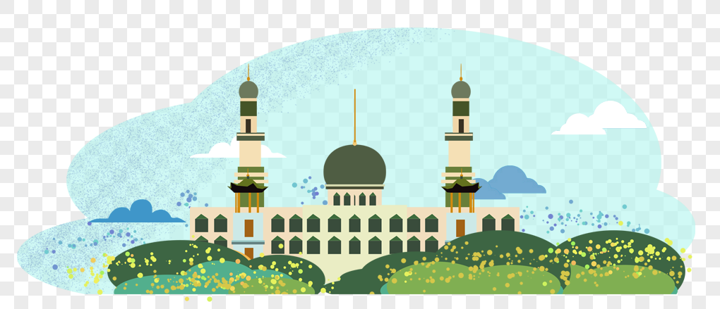 青海地标建筑元素素材下载-正版素材400383413-摄图网