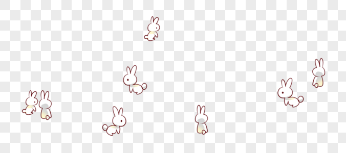 小兔子底纹小兔子底纹高清图片