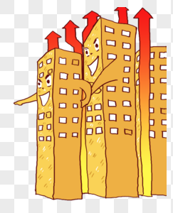 拟人房屋阵营图片素材