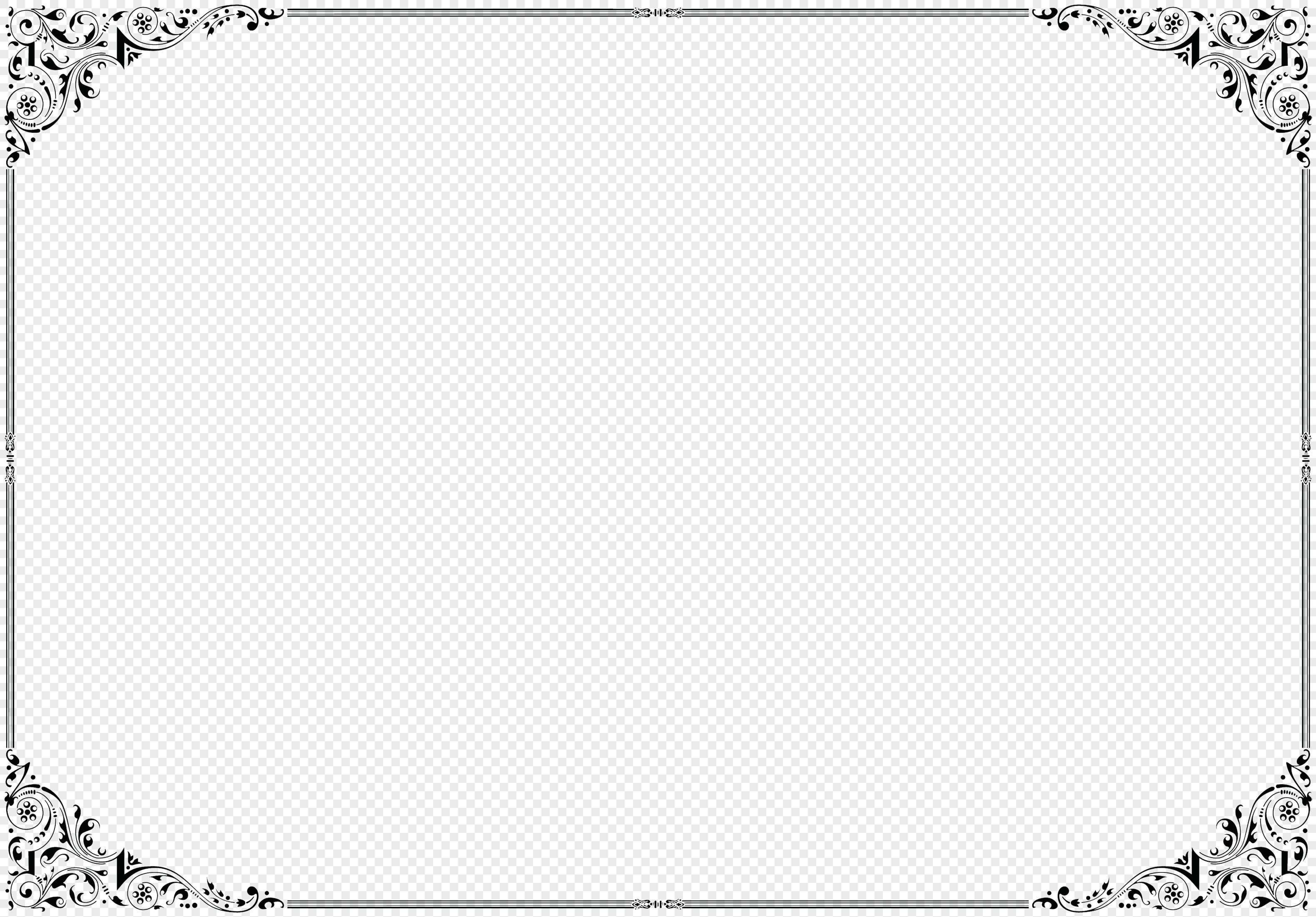 灰色设计创意边框