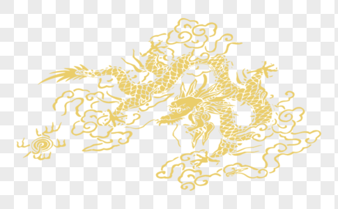 中国龙底纹图片