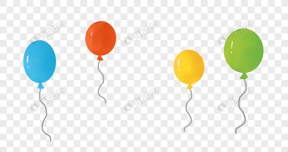 手绘节日气球图片