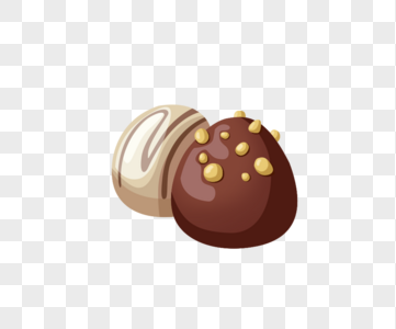 蛋糕素材褐色巧克力球高清图片