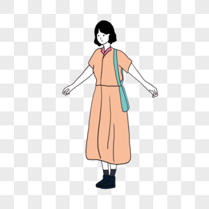 女士穿搭百搭服饰高清图片