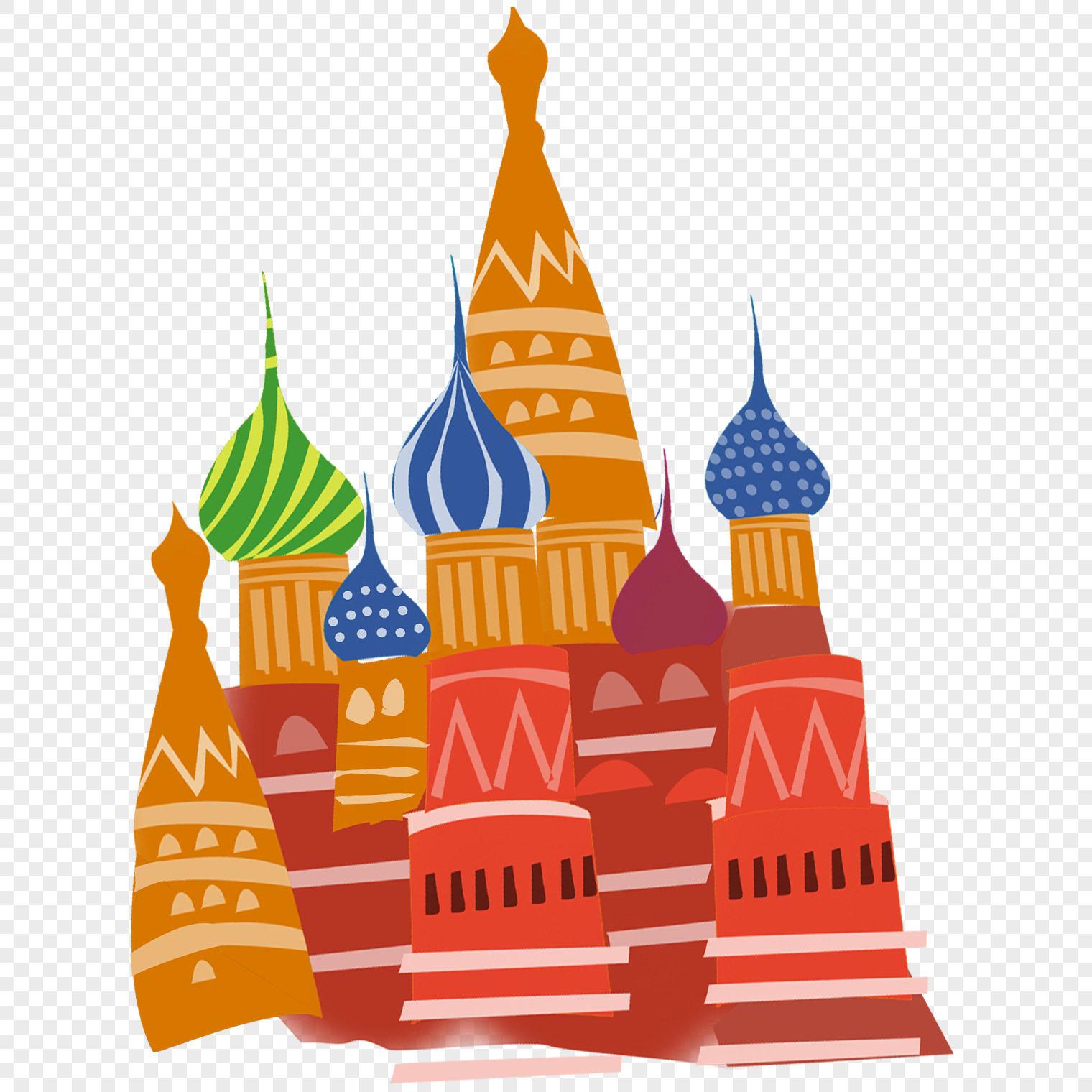 免抠元素 手绘/卡通元素 红场.png