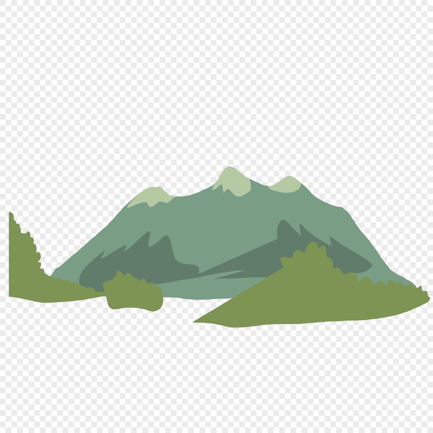 远景小山素材山峦图片