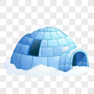 冰房子冰雪南极的高清图片
