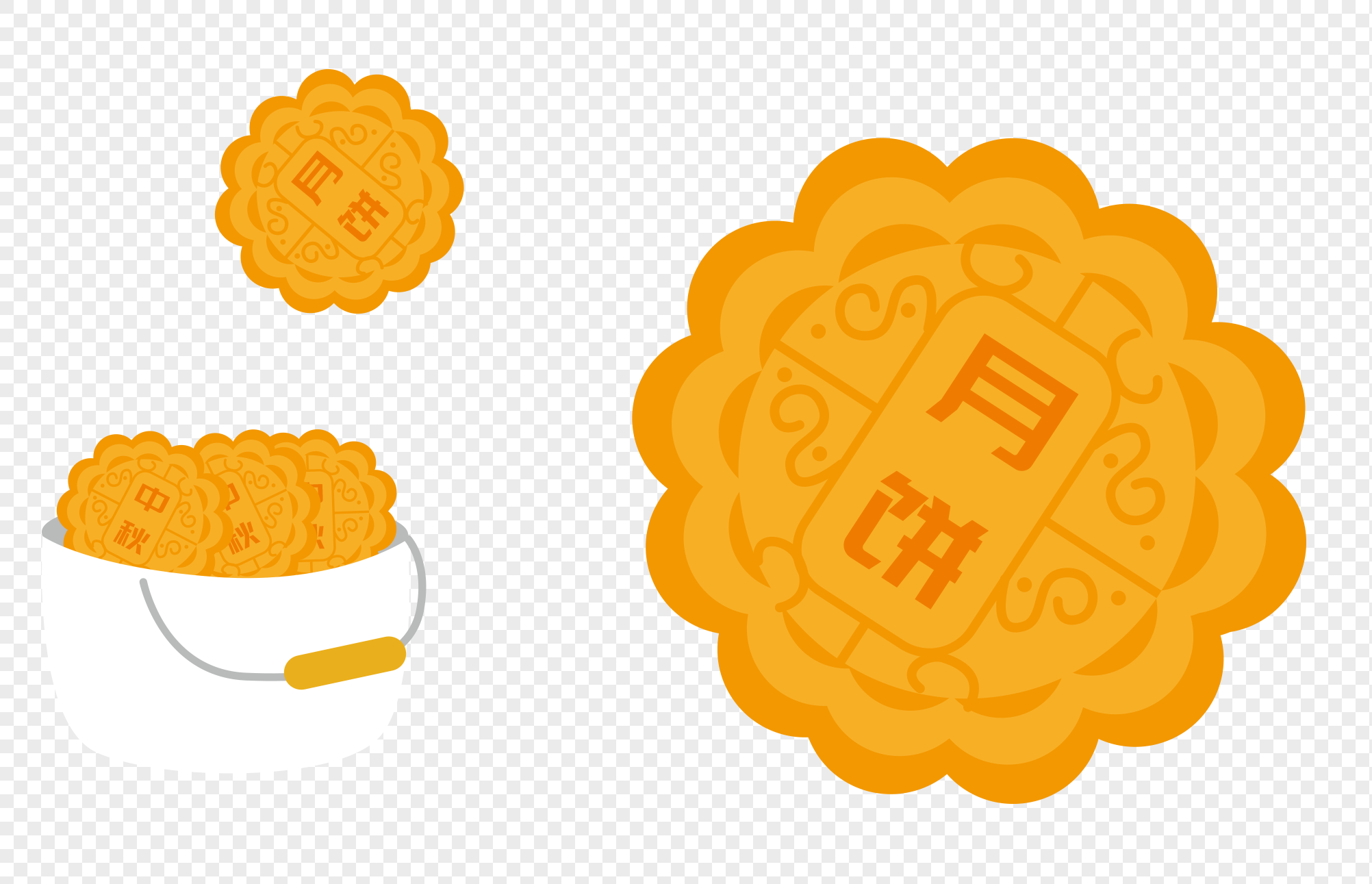 中秋节月饼元素素材下载-正版素材400446666-摄图网