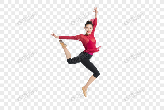跳跃的舞者美女图片