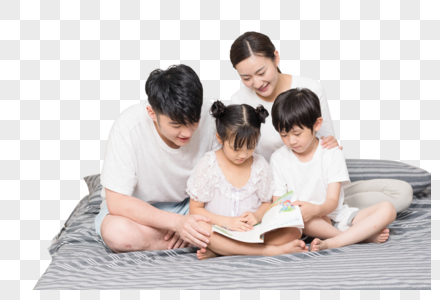 家庭生活卧室看书图片