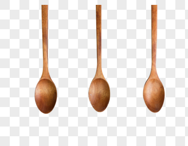 勺子摆拍图木勺木厨具高清图片