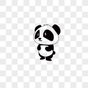 熊猫跑酷熊猫素材高清图片